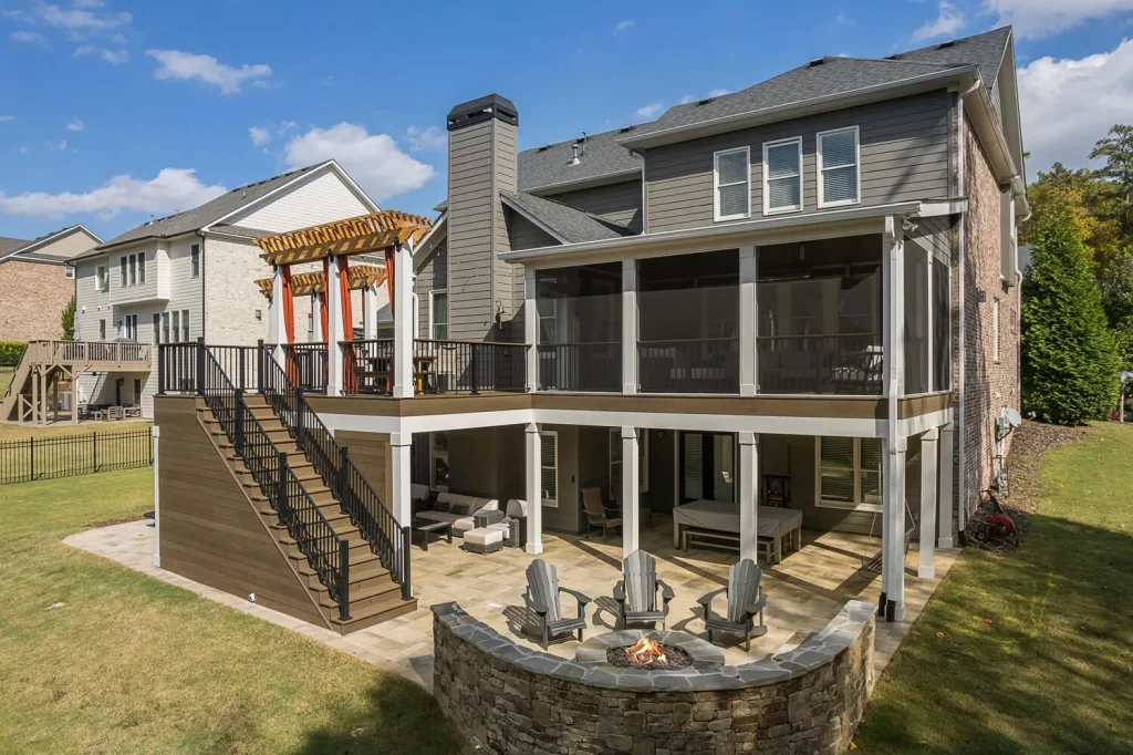 Professional deck installation cost in Alpharetta GA.