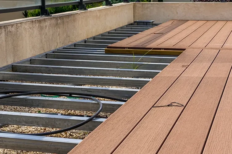 Deck installation materials used in Alpharetta GA