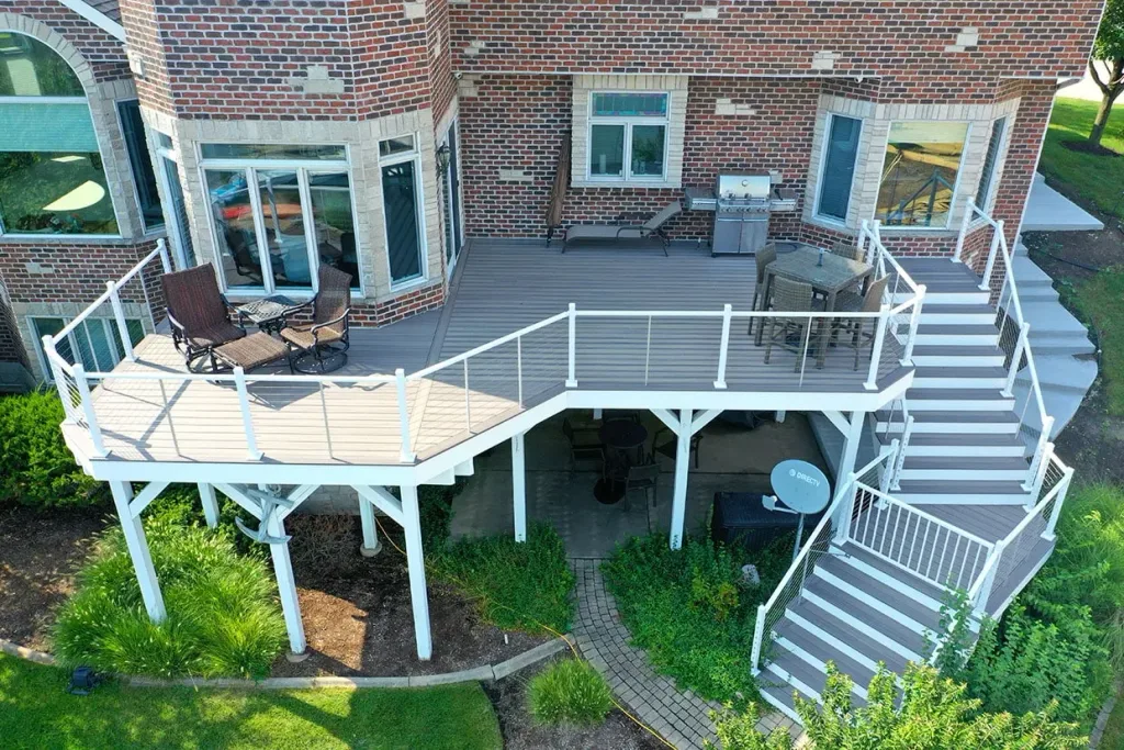 Deck installation cost in Alpharetta completed by deck builders in Alpharetta GA